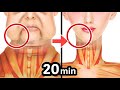 20mins🔥Anti-Aging Face Lift Exercise for Jowls, Laugh Lines, Slim Jawline!