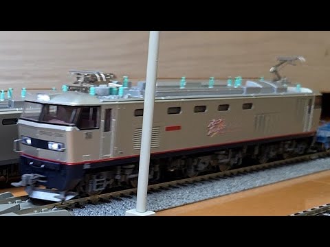 鉄道模型】16番（HO）/KATO HO1-319 EF510 300番台入線です♡銀色の窯