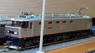 【鉄道模型】16番(HO)/KATO HO1-319 EF510 300番台入線です♡銀色の窯なのにレッドサンダーは格好いいです!
