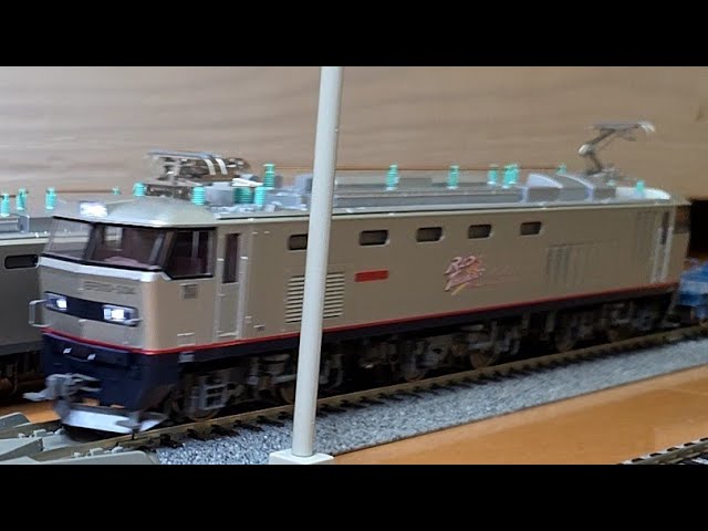 鉄道模型】16番（HO）/KATO 20系特急形寝台客車4両セット入線!! - YouTube