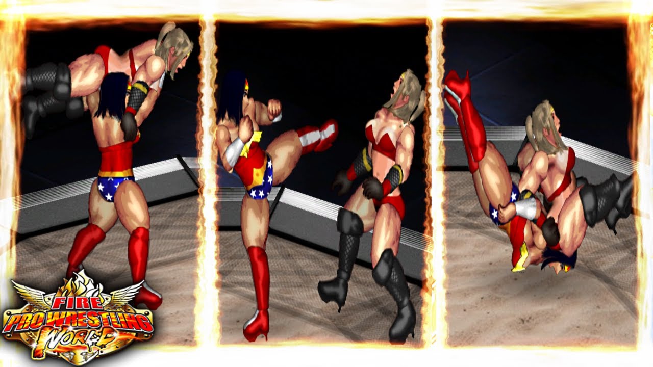 Midnight Fight Pit ❌ Wonder Woman vs The Amazon ❌ DC Comics ❌ Fire Pro Wrestling