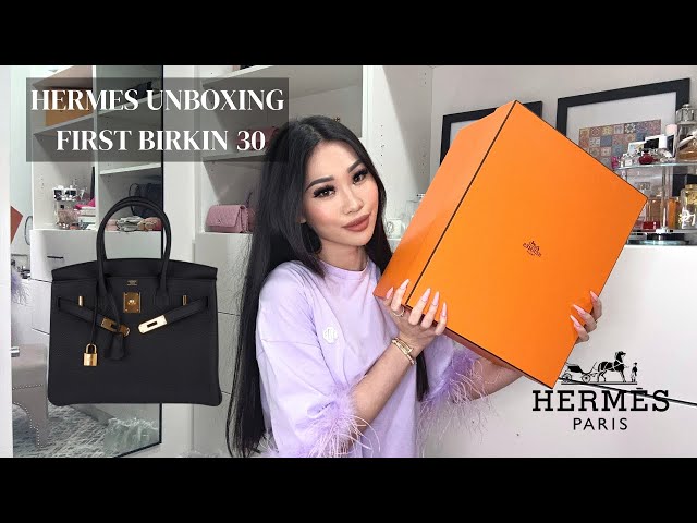 Hermès Birkin 30 Fauve Barenia Faubourg Unboxing 