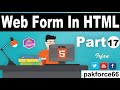 Web Development Course In Hindi Part 17 How To Create Web Form In HTML