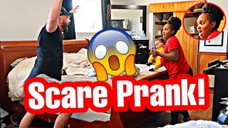 SHE DIDN'T KNOW I WAS HOME...*SCARE PRANK*