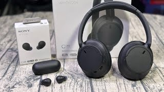 Sony WFC700N / WHCH720N ( Great Active Noise Canceling Earbuds / Headphones )