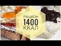 🍽 МЕНЮ НА ДЕНЬ НА 1400 ккал