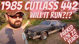 1985 Oldsmobile Cutlass 442 Parked for 22 years! Will it Run?!? G-Body!!
