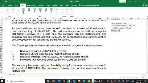 MAF 352: 6.5 INITIAL OUTLAY