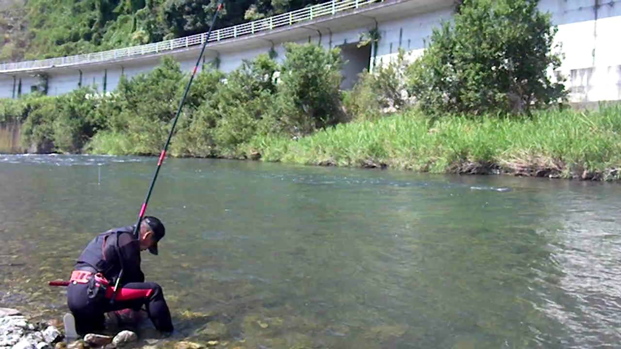 アユ友釣りの釣り方 図解 北の釣り モンちゃんの釣りバカ日誌