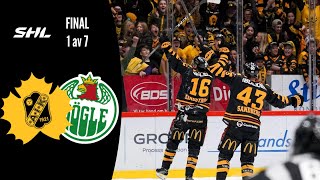 Skellefteå AIK - Rögle BK | Höjdpunkter | Final 1 | SM-Slutspel 2024