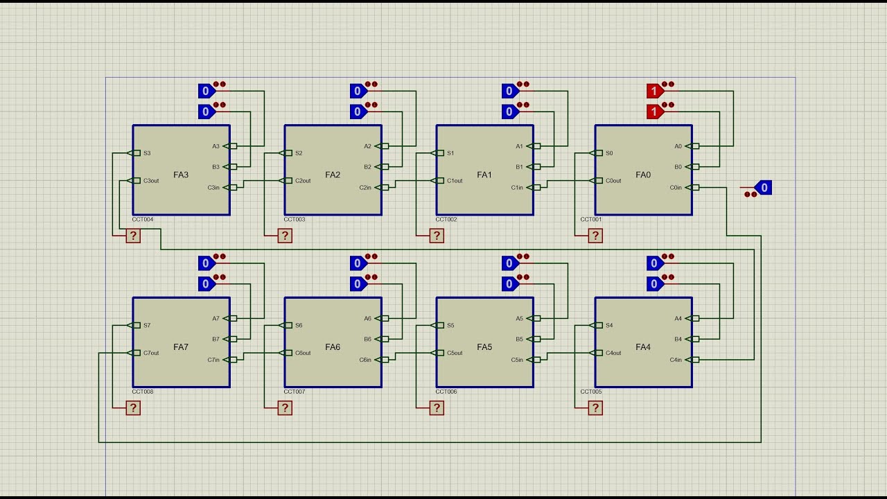 Tugas Rangkaian Adder dan Subtractor - YouTube