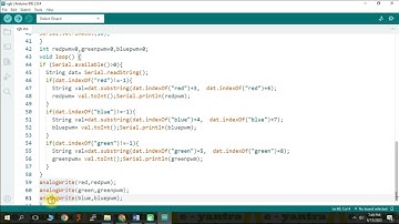 ARDUINO RGB LED INTERFACING AND CONTROL USING SERIAL PORT (TELUGU)