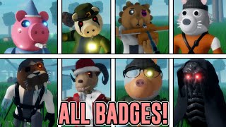 HOW TO GET ALL BADGES AND MORPHS IN ACCURATE PIGGY RP: THE RETURN & THE PIGGY BATTLE! | ROBLOX
