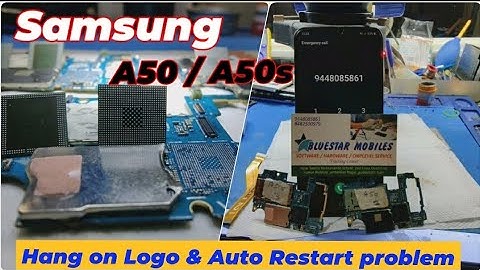 Samsung A50s / A50 Hang on logo & Auto Restart problem CPU RAM Reballing
