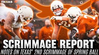 Texas Second Scrimmage Takeaways