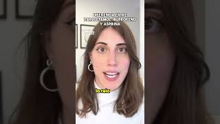 Diferencia entre paracetamol, ibuprofeno y aspirina