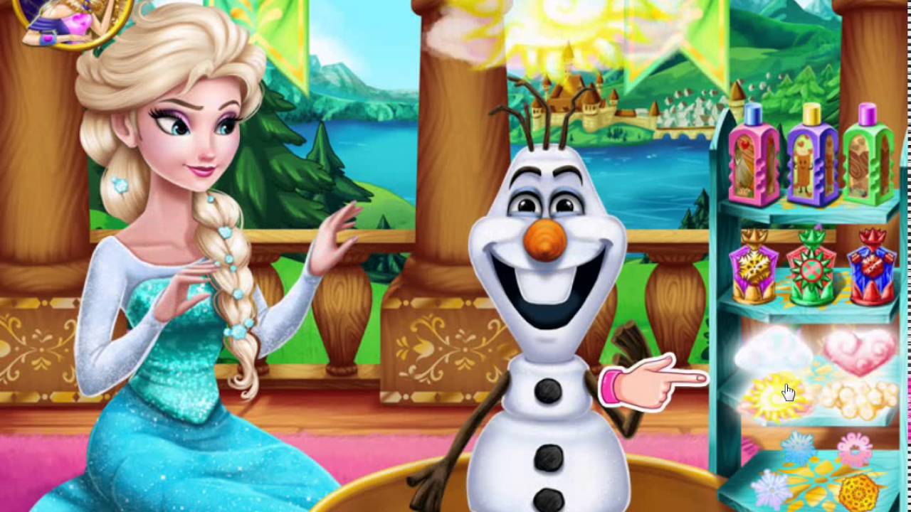 Disney Frozen Games - Olaf Swimming Pool - Baby Games for Kids