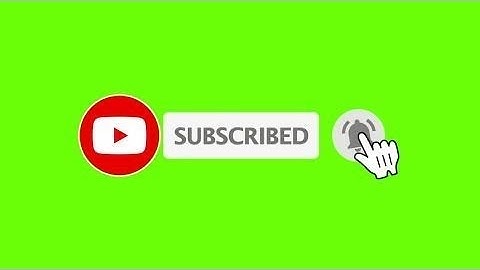 How To Make Subscribe Button With Kinemaster Very Easy. Green Screen