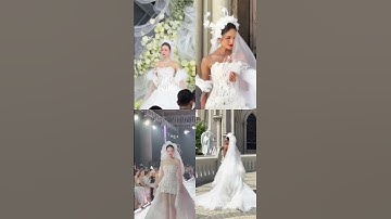 Hhen Niê khi diện cùng một thiết kế váy cưới với các nàng hậu MIC #xuongrongmedia