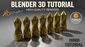 3D simple Model kaise banaye | Hindi Tutorial 3D Modeling | Blender tutorial |