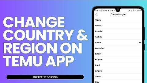 How To Change Country & Region On Temu App