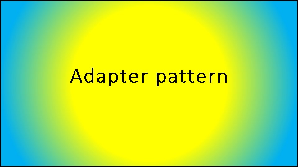 Adapter pattern - YouTube