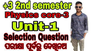 Plus 3 2nd semester physics core3 important questions|Important physics questions for plus 3 2nd sem