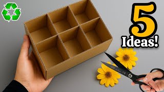 Super Beautiful but Low-Cost! 5 Best DIY Space-Saving Craft Ideas from Waste Material ♻️DIY _Basket