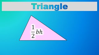 The Why Behind for the Area of a Triangle (1/2 bh)