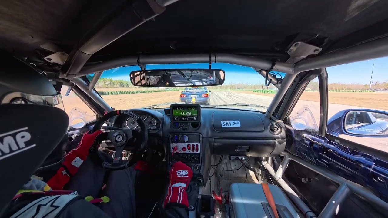 NASA SE - Spec Miata - CMP - Race 1 - Racing Chuck Mactutus for the win