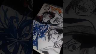 demonslayer doodling  #kibutsujimuzanedit #tanjirokamado #spiderdemon #redspiderlily #viralvideo