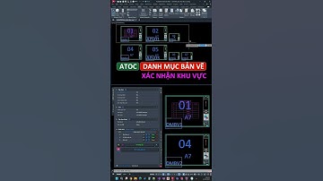 [ATOC] Chọn khu vực tạo danh mục | Danh mục tự động trong AutoCAD  #autolisp | AutoLISP Reviewer