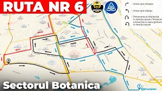 Ruta de examinare la proba practică Nr.6 Chișinău, sectorul Botanica, 2025! Rutele de examinare noi