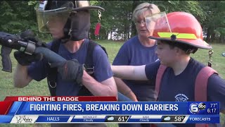 Fighting fires, breaking down barriers