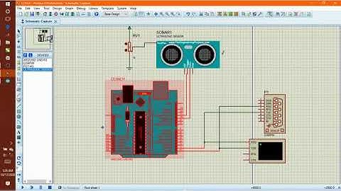 PRAKTIKUM MIKROKONTROLER JARAK SERIAL MONITOR DAN LCD