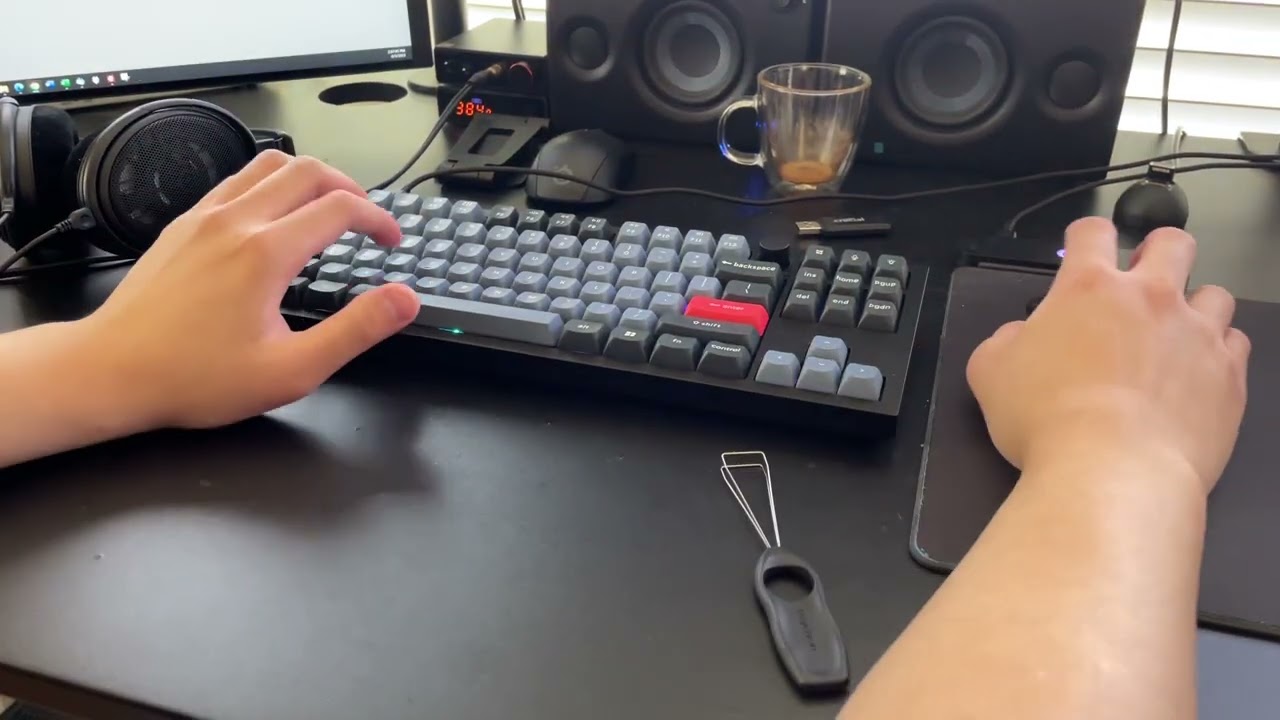 Kailh Box Brown v2 tactile switch sound (Keychron Q3 keyboard)