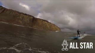 Riding waves on the Starboard Allstar