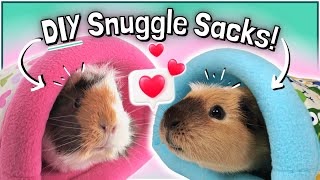 How to Make Your Own Guinea Pig Snuggle Sacks: Tutorial and Sewing Pattern!