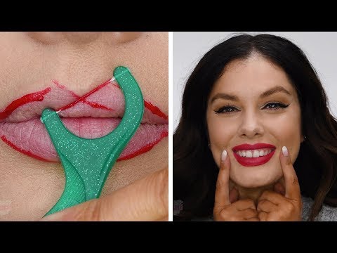 10 Time Saving Beauty Hacks!! Floss Pick Hacks That Work!