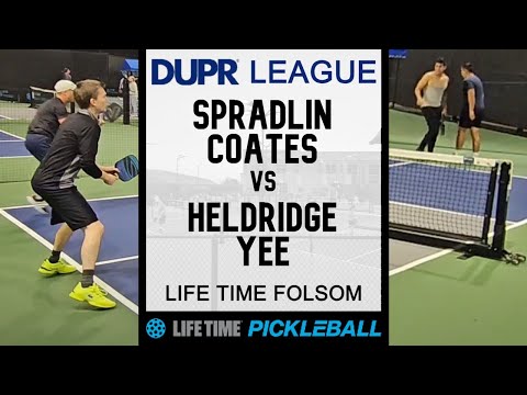 3.5+ Life Time DUPR Pickleball League - Spradlin/Heldridge v Coates/Yee