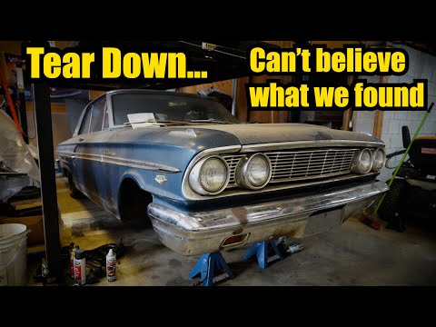 FORGOTTEN 1964 Fairlane Tear Down... It's Bad... Can we Fix it?