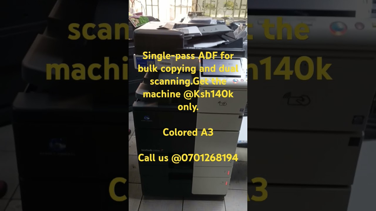 55 Speed A3 Single-Pass Df - Konica C554e