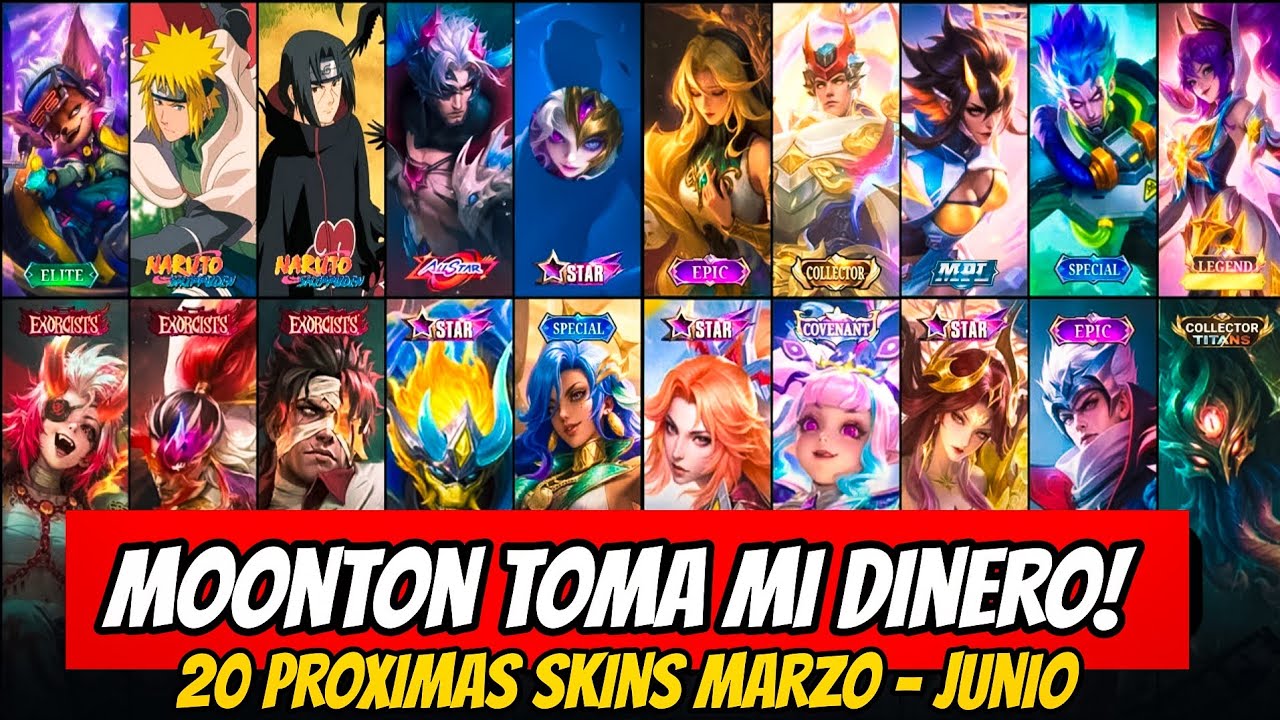 2O NUEVAS SKINS FECHA DE SALIDA (ALGUNAS GRATIS!)| MOBILE LEGENDS ESPAÑOL 2026