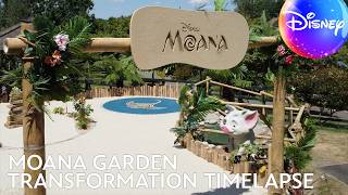 Moana Garden Transformation | Full Timelapse Build