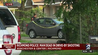 Man dead in drive-by shooting in Richmond, police say