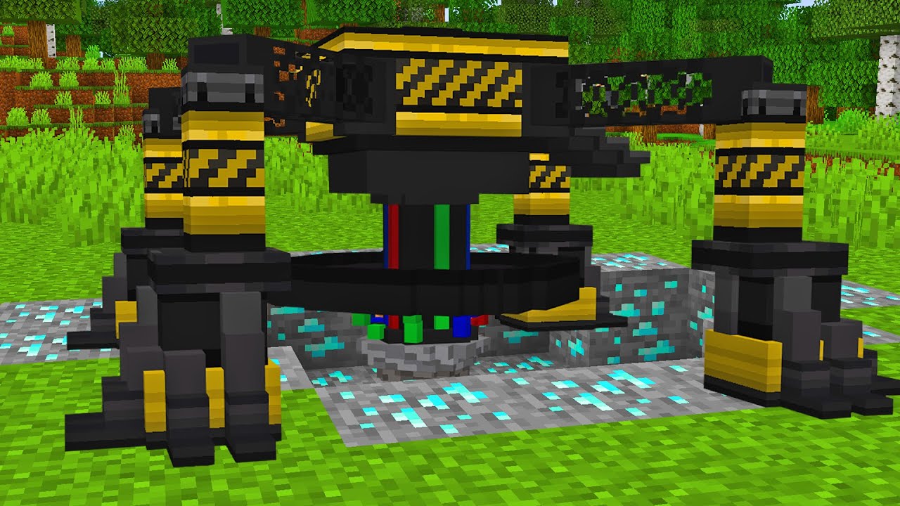 Vi Laver En DIAMANT Mine Og Får 10.000 Diamanter I Minecraft!