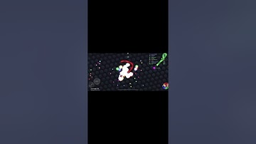 Playing AI mode in Slither.io