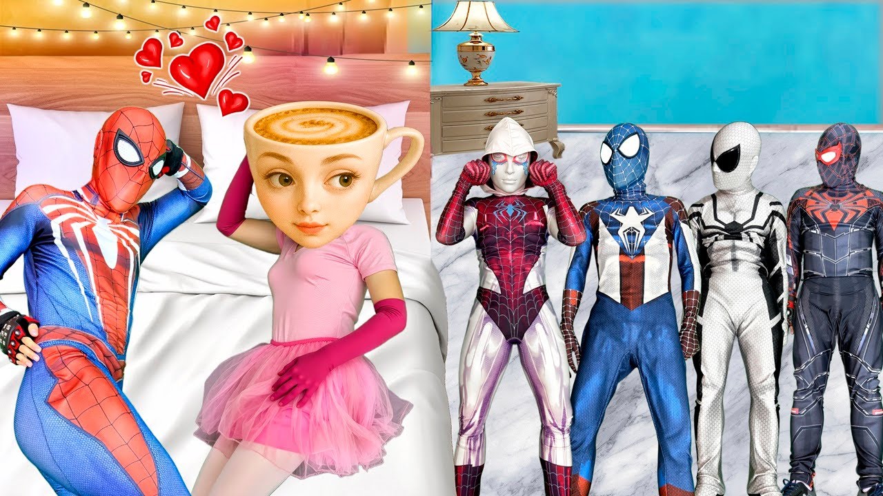 Rescue Spider-man From Bad Capuchina Ballerina ( Action Real Life)