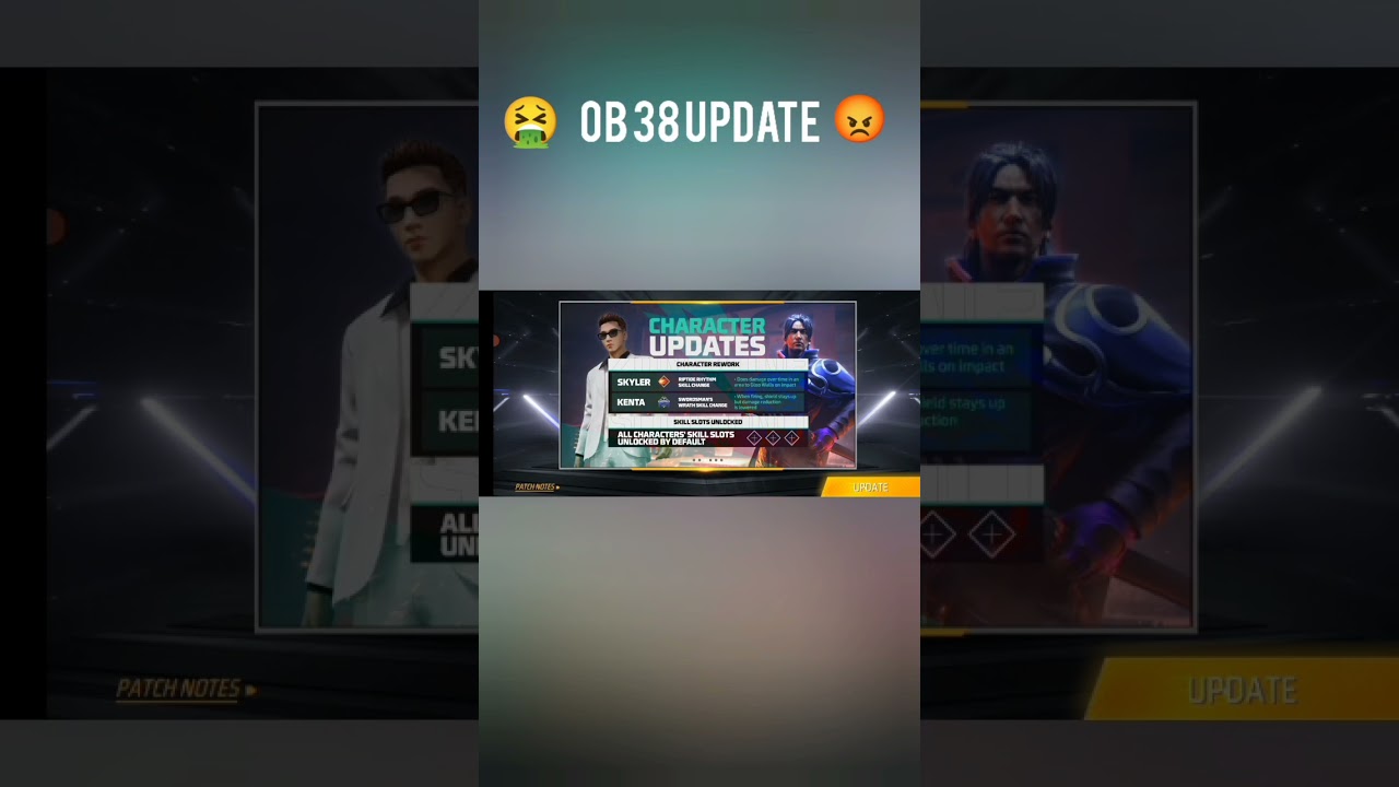 Free Fire OB 38 Update 🤮| OB 38 Update Free Fire |