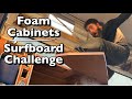 Foam Cabinets Part 3 - Surfboard Countertop Challenge